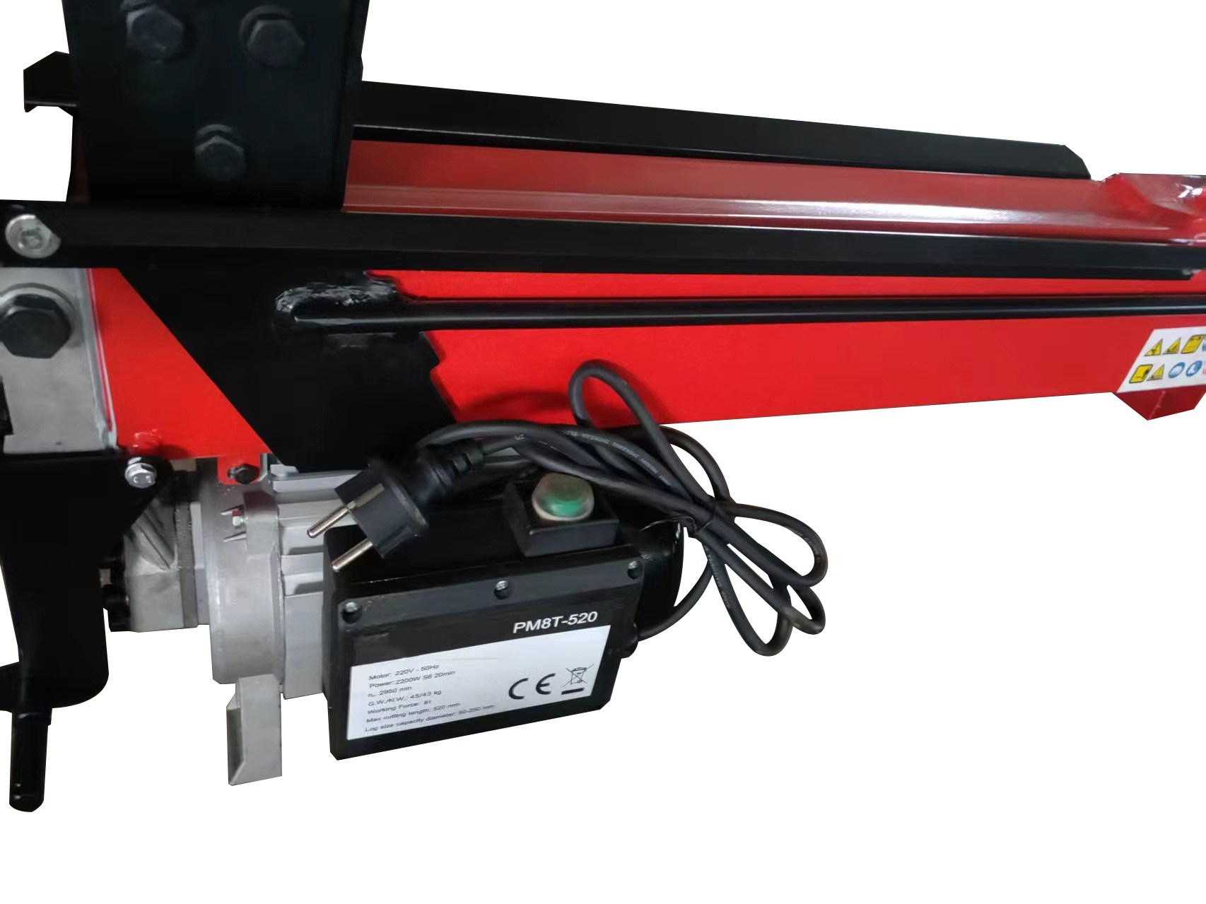 CE Certified 5 7 Ton Electric  - Log Splitter Electric recension och pris