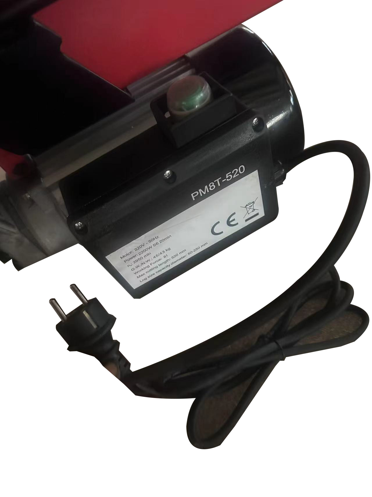CE Certified 5 7 Ton Electric  - Log Splitter Electric recension och pris