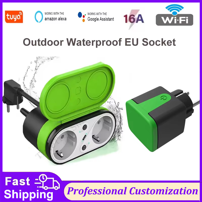 Tuya EU 16A Wifi Smart Outdoor - Outdoor Power Outlet Wifi recension och pris