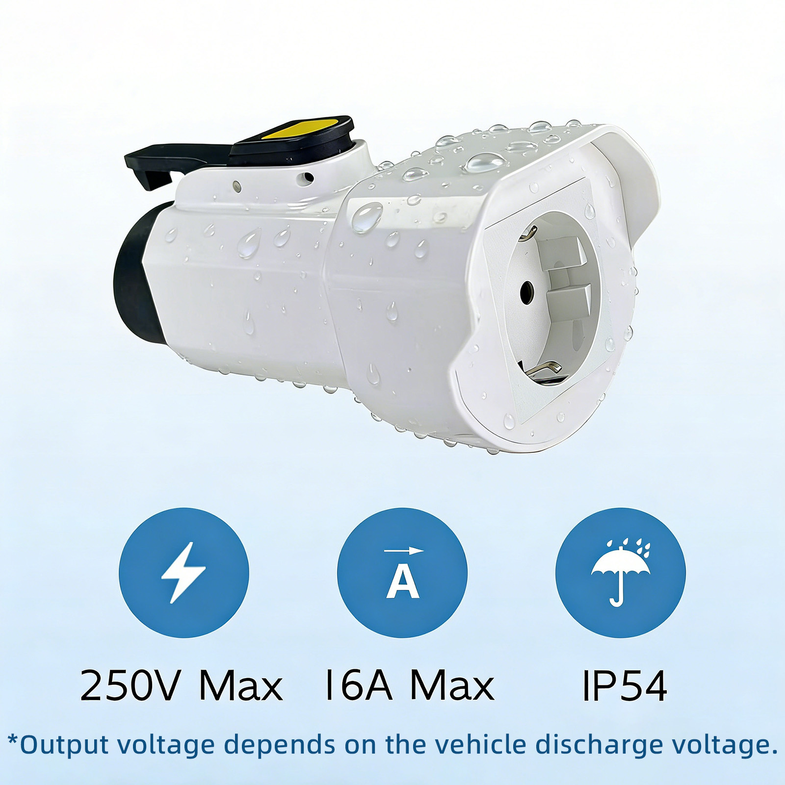 EVqiaoyi Type1 V2L Discharger  - Outdoor Power Plug In recension och pris