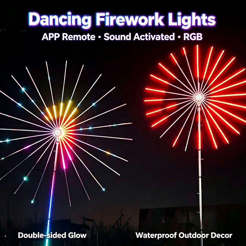 USB Powered RGBIC Firework LED - Outdoor Usb Power Strip recension och pris