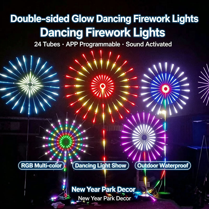 USB Powered RGBIC Firework LED - Outdoor Usb Power Strip recension och pris