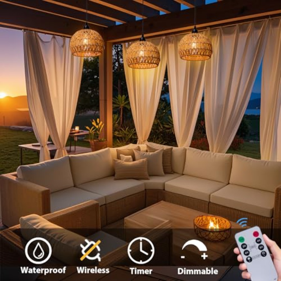 Battery Operated Hanging Outdo - Outdoor Power For Gazebo recension och pris