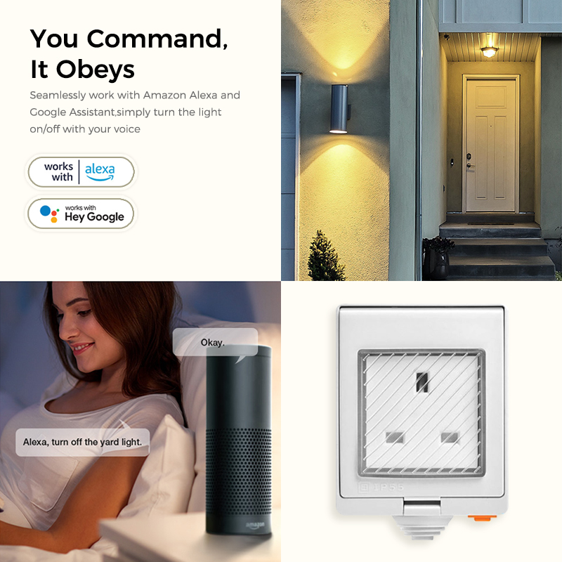 Avoir IP55 Tuya Wifi Smart Wat - Outdoor Power Outlet Wifi recension och pris