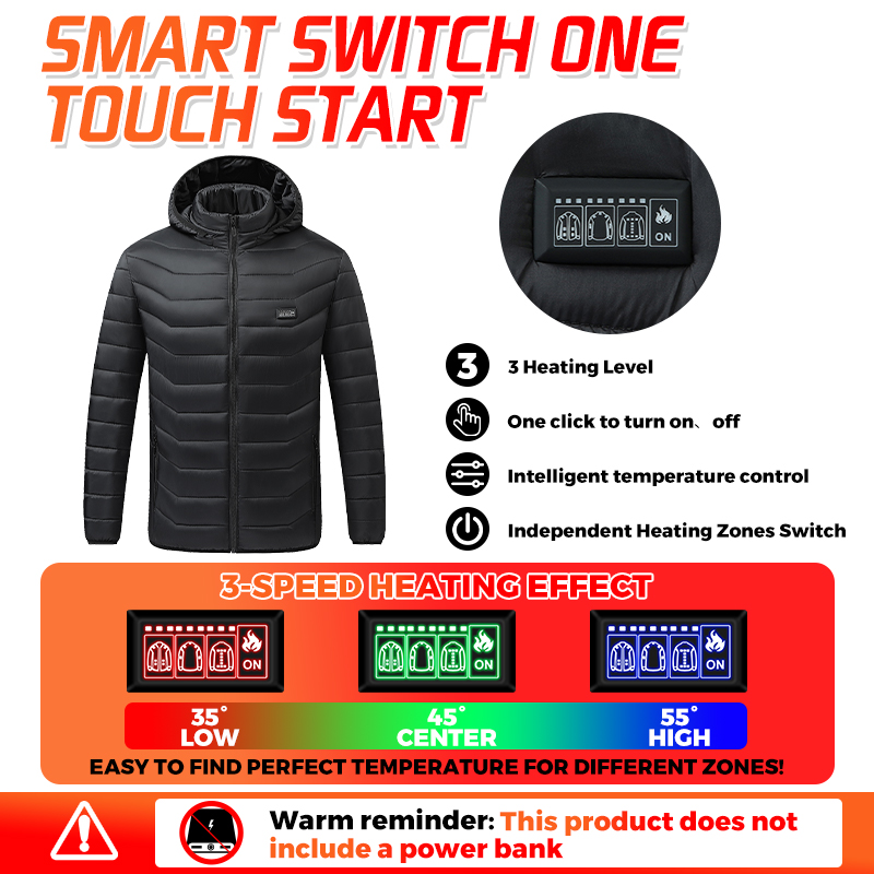 Heated Jacket 26 Heating Zones - Outdoor Power Heater recension och pris