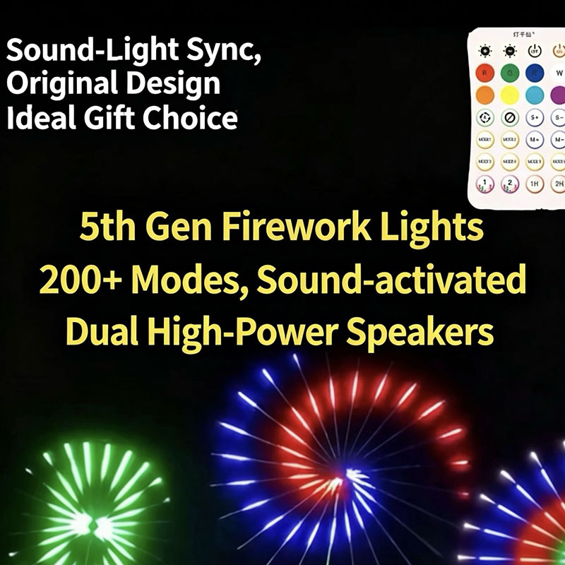 USB Powered RGBIC Firework LED - Outdoor Usb Power Strip recension och pris