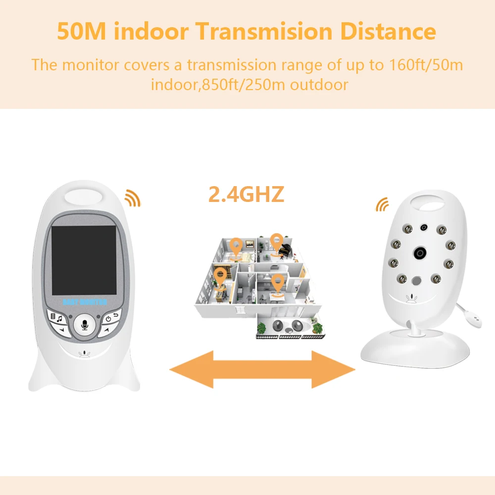 VB601 Electronic Baby Monitor  - Outdoor Power Plug In recension och pris