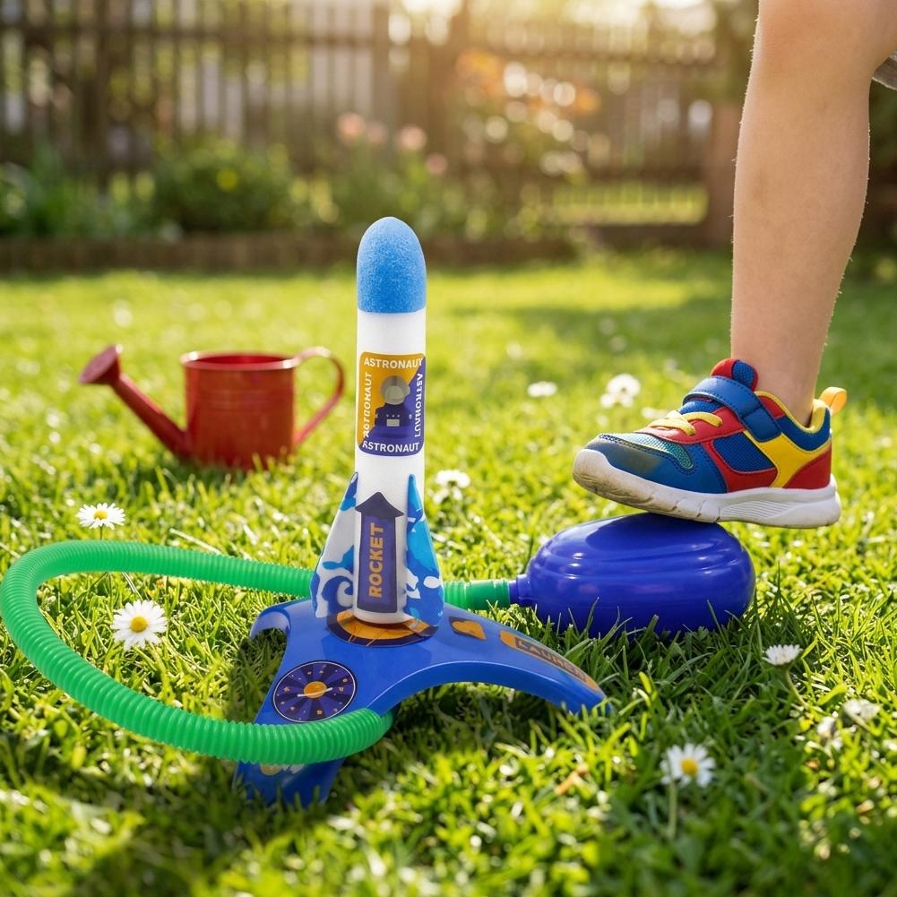 Air Rocket Foot Pump Launcher  - Outdoor Power And Pedal recension och pris