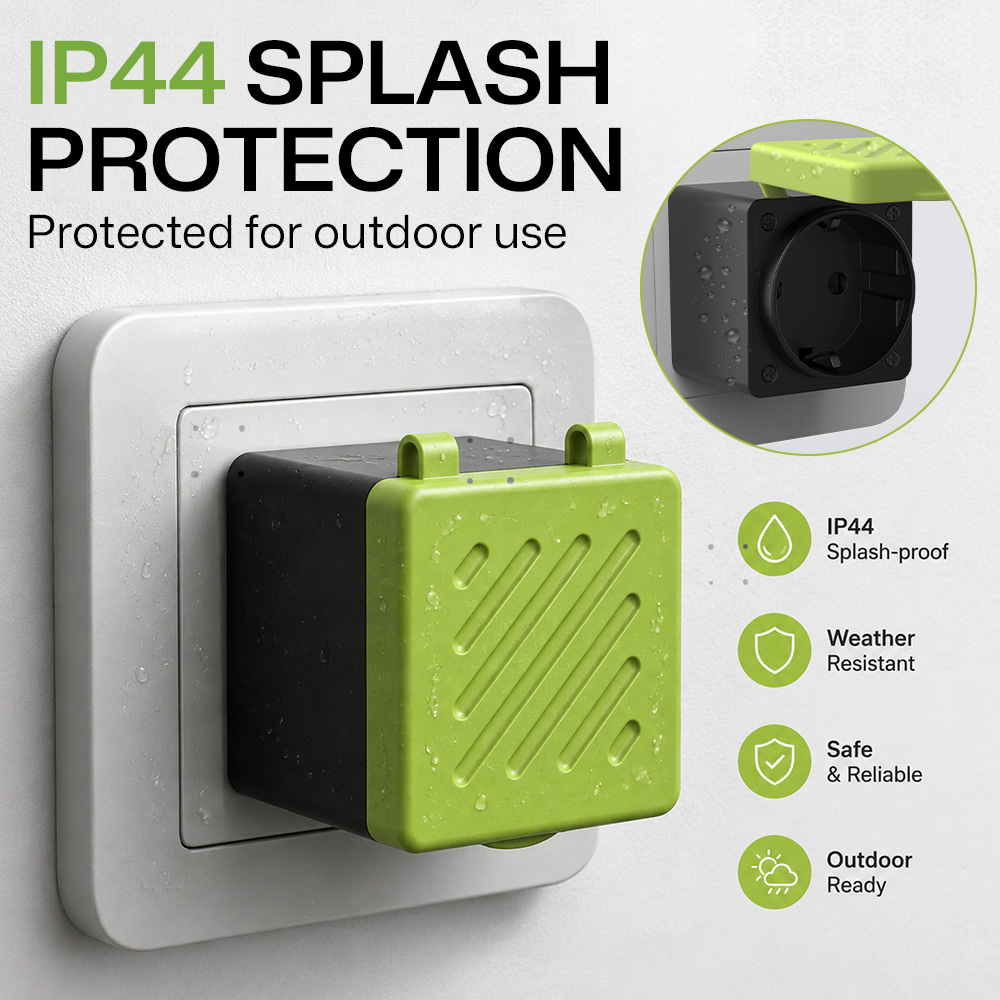 Waterproof Smart Socket With B - Outdoor Power Outlet Wifi recension och pris